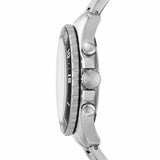 Fossil FB-03 Chronograph Black Dial Silver Steel Strap Watch for Men - FS5725 Authentic Buy Shop Now