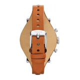 Fossil Original Boyfriend Sport Chronograph Beige Dial Brown Leather Strap Watch for Women - ES4046 Authentic Buy Shop Now