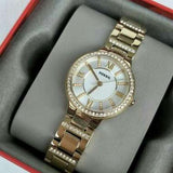 Fossil Virginia White Dial Gold Steel Strap Watch for Women - ES3283 Authentic Buy Shop Now