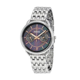 Fossil Tailor Mother of Pearl Black Dial Silver Steel Strap Watch for Women - ES3911 Authentic Buy Shop Now