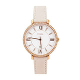 Fossil Jacqueline White Dial Pink Leather Strap Watch for Women - ES4303 Authentic Buy Shop Now