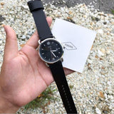 Fossil The Commuter Black Dial Black Leather Strap Watch for Men - FS5406 Authentic Buy Shop Now