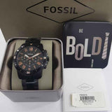 Fossil Grant Sport Chronograph Black Dial Black Steel Strap Watch for Men - FS5374 Authentic Buy Shop Now