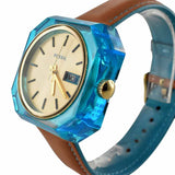 Fossil Candy White Dial Brown Leather Strap Watch for Men - ES3536 Authentic Buy Shop Now