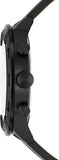 Fossil Bronson Chronograph Black Dial Black Leather Strap Watch for Men - FS5874 Authentic Buy Shop Now