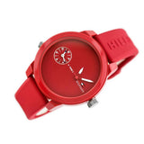 Tommy Hilfiger Denim Red Dial Red Rubber Strap Watch for Men - 1791557 Authentic Buy Shop Now
