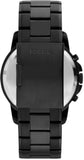 Fossil Grant Chronograph Black Dial Black Steel Strap Watch for Men - FS4832 Authentic Buy Shop Now