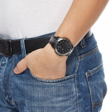 Fossil Grant Chronograph Black Dial Two Tone Steel Strap Watch for Men - FS5269 Authentic Buy Shop Now