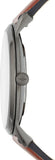 Fossil The Minimalist 3H Grey Dial Brown Leather Strap Watch for Men - FS5479 Authentic Buy Shop Now
