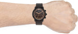 Fossil Goodwin Chronograph Brown Dial Brown Leather Strap Watch for Men - FS5529 Authentic Buy Shop Now