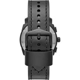 Fossil Machine Chronograph Black Dial Black Leather Strap Watch for Men - FS5586 Authentic Buy Shop Now