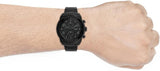Fossil Bronson Chronograph Black Dial Black Steel Strap Watch for Men - FS5712 Authentic Buy Shop Now