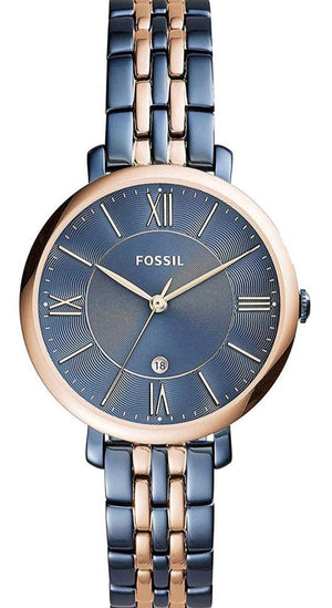 Fossil Jaqueline Grey Dial Two Tone Steel Strap Watch for Women - ES4321 Authentic Buy Shop Now
