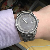 Tissot Luxury Powermatic 80 Grey Dial Silver Steel Strap Watch for Men - T086.407.11.061.00 Authentic Buy Shop Now