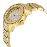 Movado Bold Pave Gold Dial Gold Steel Strap Watch For Women - 3600255 Authentic Buy Shop Now