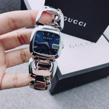 Gucci G Gucci Blue Dial Silver Steel Strap Watch For Women - YA125508 Authentic Buy Shop Now