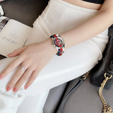 Gucci G Timeless Quartz White Red Blue Dial Multicolored NATO Strap Watch For Men - YA1264059 Authentic Buy Shop Now