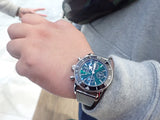 Breitling Superocean Heritage Chronograph 44 Green Dial Silver Mesh Bracelet Watch for Men - A13313121L1A1 Authentic Buy Shop Now