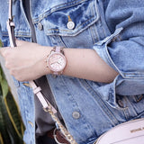 Michael Kors Ritz Chronograph Mother of Pearl White Dial Two Tone Steel Strap Watch For Women - MK6769 Authentic Buy Shop Now