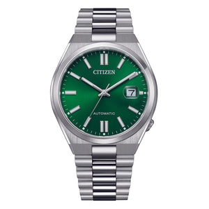 Citizen Tsuyosa Automatic Green Dial Silver Steel Strap Watch For Men - NJ0150-81X Authentic Buy Shop Now