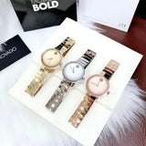 Movado Edge Rose Gold Dial Rose Gold Steel Strap Watch for Women - 3680013 Authentic Buy Shop Now
