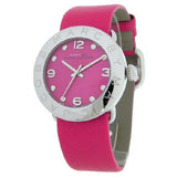 Marc Jacobs Amy Pop Pink Dial Pink Leather Strap Watch for Women - MBM1286 Authentic Buy Shop Now