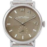 Marc Jacobs Baker Brown Dial Silver Steel Strap Watch For Women - MBM3329 Authentic Buy Shop Now