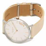 Coach Perry White Dial White Leather Strap Watch for Women - 14503117 Authentic Buy Shop Now