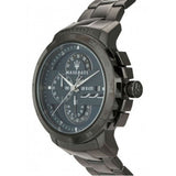 Maserati Ingegno Tachymeter Blue Dial Black Steel Strap Watch For Men - R8873619001 Authentic Buy Shop Now