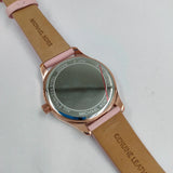 Michael Kors Layton Three-Hand White Dial Pink Leather Strap Watch for Women - MK2909 Authentic Buy Shop Now