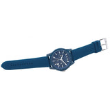 Armani Exchange Outerbanks Chronograph Blue Dial Blue Silicone Strap Watch For Men - AX1327 Authentic Buy Shop Now