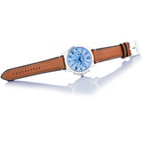 Fossil Grant Chronograph Blue Dial Brown Leather Strap Watch for Men - FS5184 Authentic Buy Shop Now