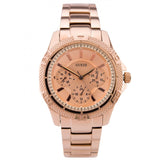 Guess Phantom Mini Rose Gold Dial Rose Gold Steel Strap Watch for Women - W0235L3 Authentic Buy Shop Now