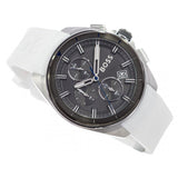 Hugo Boss Volane Grey Dial White SIlicone Strap Watch for Men - 1513948 Authentic Buy Shop Now