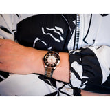 Michael Kors Runway Quartz Black Dial Two Tone Steel Strap Watch For Women - MK6960 Authentic Buy Shop Now