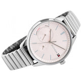 Tommy Hilfiger Brooke Pink Dial Silver Steel Strap Watch for Women - 1782020 Authentic Buy Shop Now