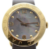 Marc Jacobs Amy Grey Dial Grey Leather Strap Watch for Women - MBM1287 Authentic Buy Shop Now