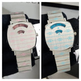 Gucci Grip Quartz Silver Dial Silver Steel Strap Watch For Women - YA157438 Authentic Buy Shop Now