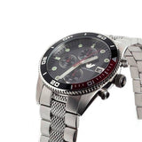 Emporio Armani Chronograph Black Dial Silver Stainless Steel Watch For Men - AR5855 Authentic Buy Shop Now