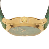Gucci G Timeless Quartz Green Dial Green Leather Strap Watch For Women - YA1264099 Authentic Buy Shop Now