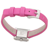 Gucci G-Frame Square Fuchsia Mother of Pearl Dial Fuchsia Leather Strap Watch For Women - YA128533 Authentic Buy Shop Now