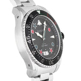 Gucci Dive Quartz Black Dial Silver Steel Strap Watch For Men - YA136221 Authentic Buy Shop Now