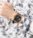 Guess Legacy Black Dial Black Rubber Strap Watch for Men - W1049G5 Authentic Buy Shop Now