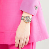 Gucci G Timeless Floral Brown Dial Brown Leather Strap Watch For Women - YA1264038 Authentic Buy Shop Now