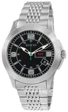 Gucci G Timeless Black Dial Silver Steel Strap Watch For Men - YA126201 Authentic Buy Shop Now