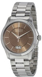 Gucci G Timeless Automatic Brown Dial Silver Steel Strap Watch For Women - YA126431A Authentic Buy Shop Now