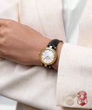Gucci Diamantissima Quartz Mother of Pearl Dial Black Leather Strap Watch for Women - YA141404 Authentic Buy Shop Now