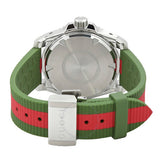 Gucci Dive Automatic Black Dial Two Tone Rubber Strap Watch for Men - YA136349 Authentic Buy Shop Now