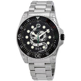 Gucci Dive Snake Black Dial Silver Steel Strap Watch For Men - YA136218 Authentic Buy Shop Now