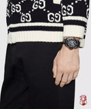 Gucci Dive Quartz Kingsnake Black Dial Black Rubber Strap Watch For Men - YA136217 Authentic Buy Shop Now